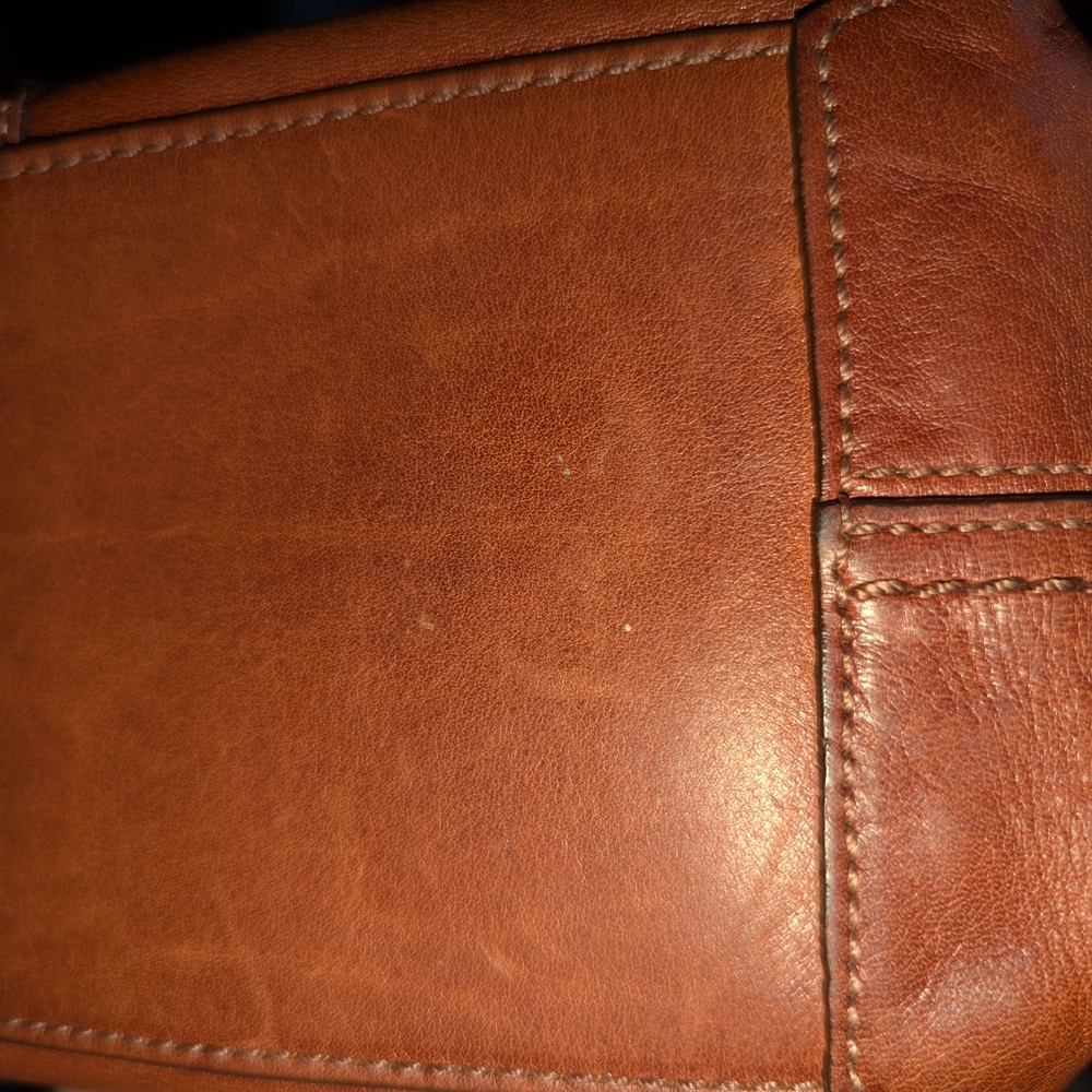 EUC Rare Coach Vintage Leather Shoulder & Crossbody Slim Hobo Duffel Bag 12376 - Picture 10 of 16